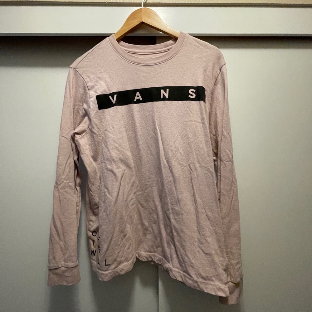 EUC Womens Vans long sleeve top, large